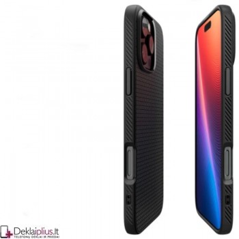 Spigen Liquid Air dėklas - juodas (Apple Iphone 16 Pro)